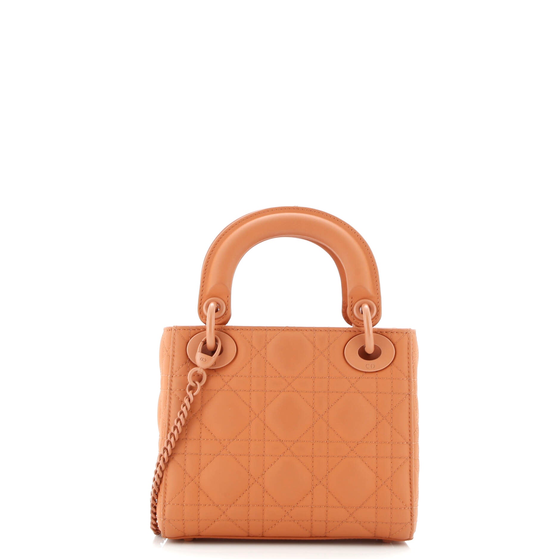 Ultra Matte Lady Dior Chain Bag Cannage Quilt Calfskin Mini