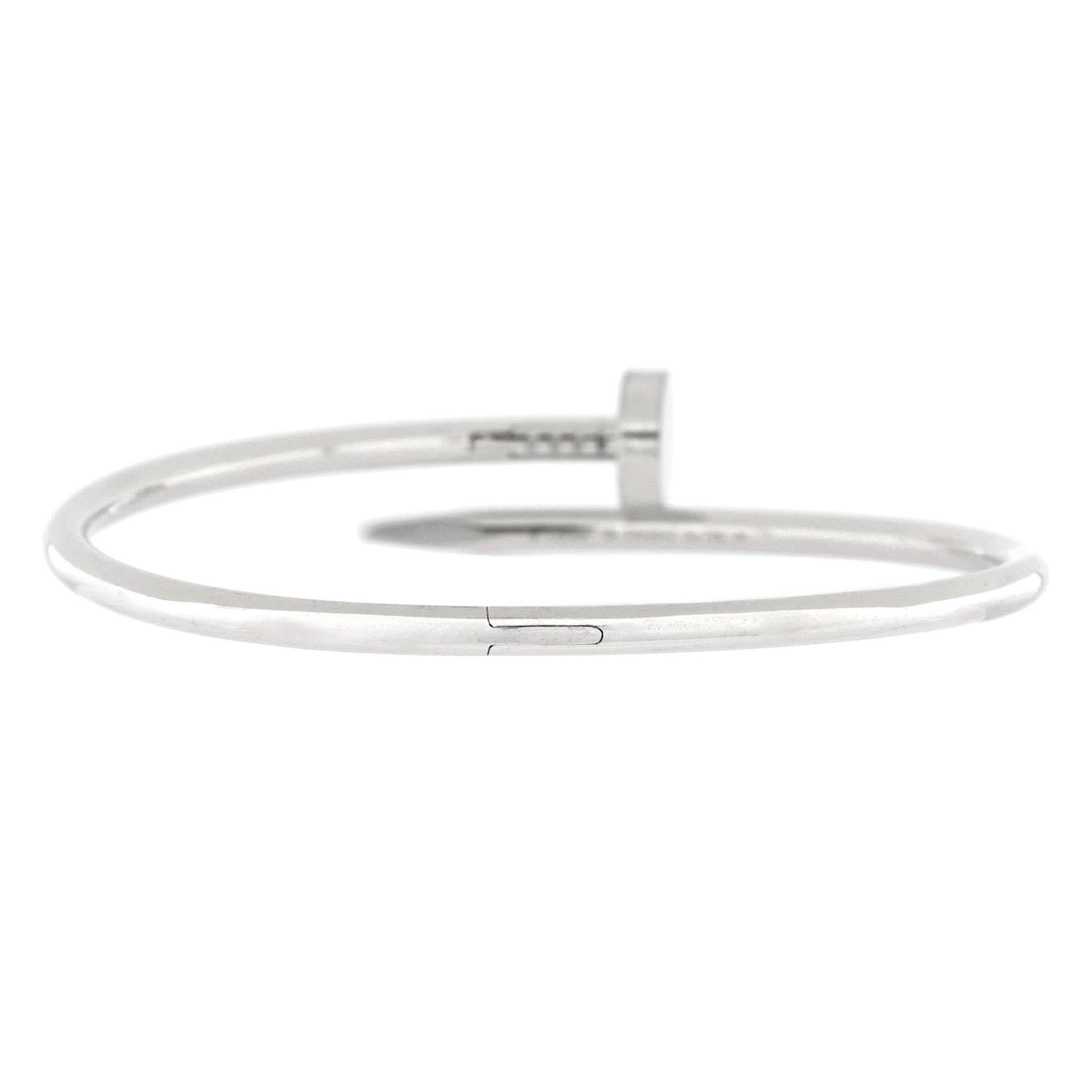 Juste un Clou Bracelet 18K White Gold Classic