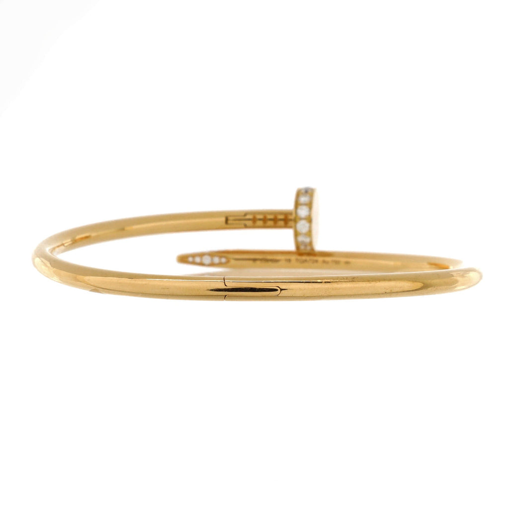 Juste un Clou Bracelet 18K Yellow Gold with Diamonds Classic