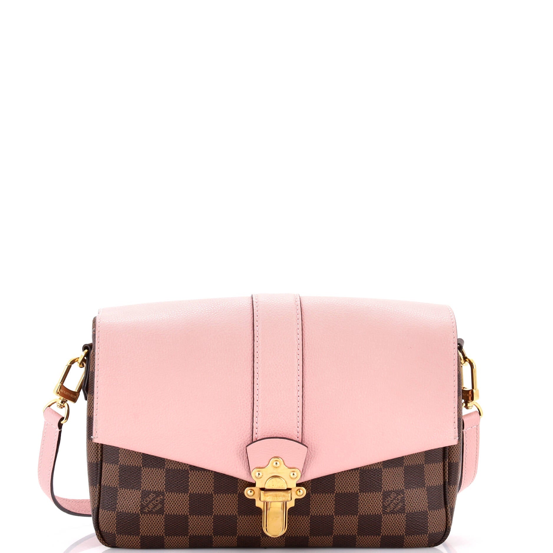 Clapton Handbag Damier and Leather PM