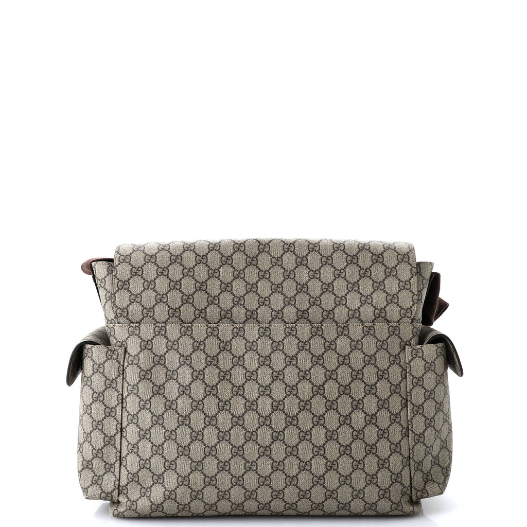 Diaper Bag GG Coated Canvas
