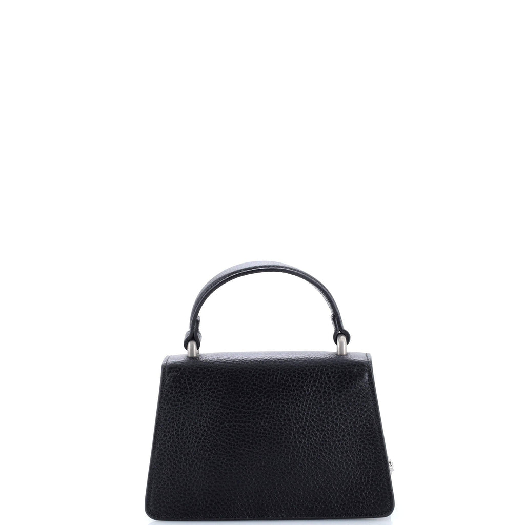 Dionysus Top Handle Bag Leather with Crystals Mini