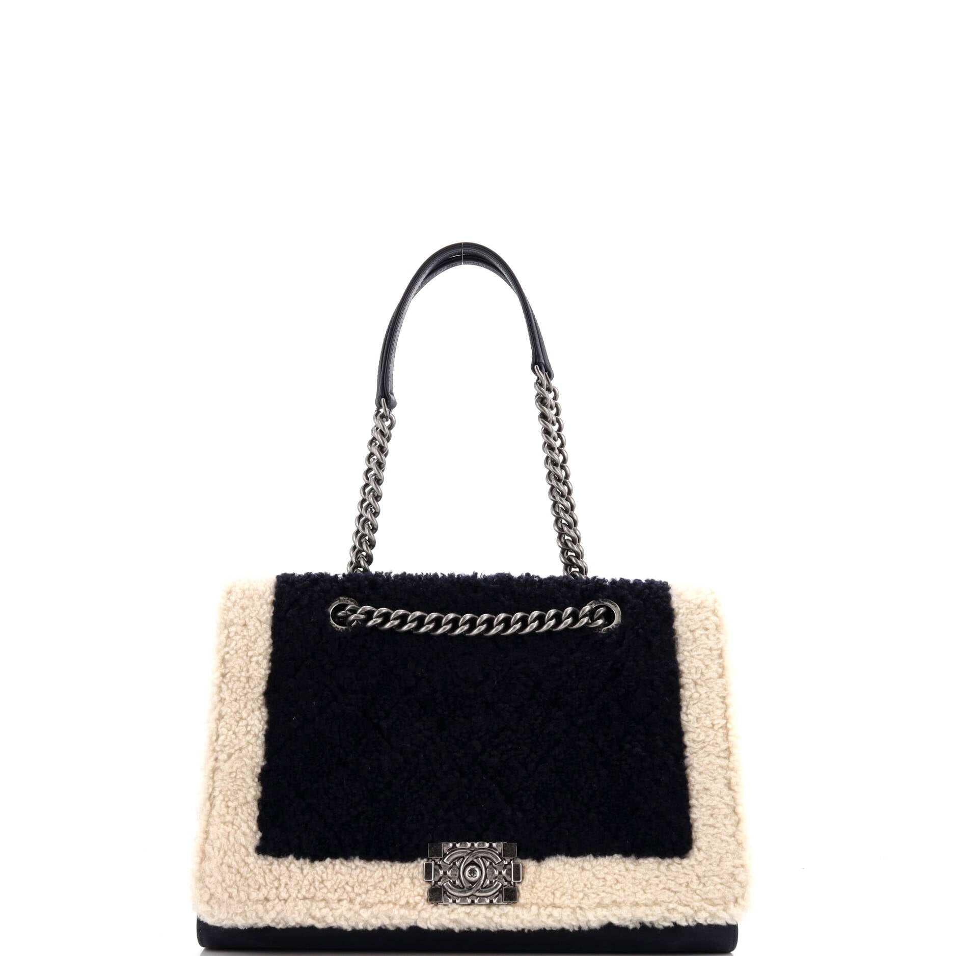 Paris-Salzburg Boy Shopping Bag Shearling Medium