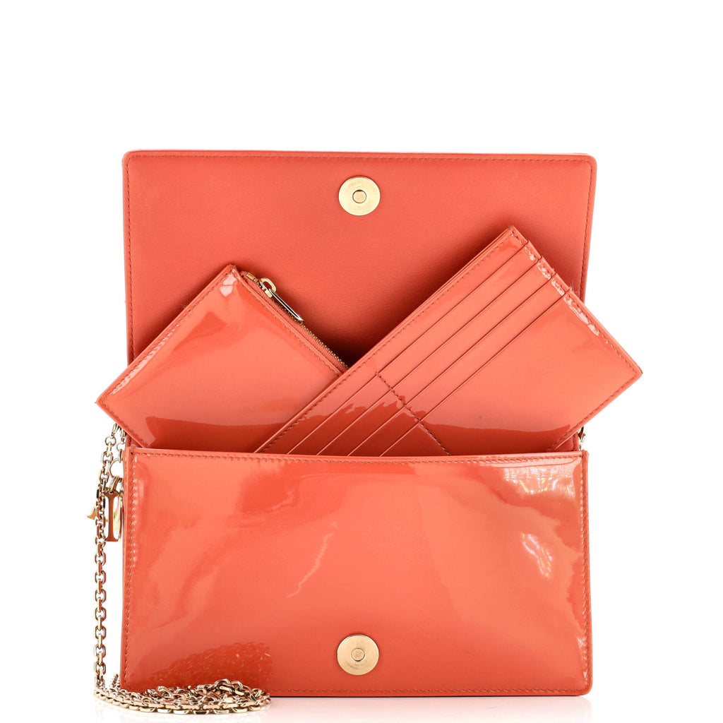 Lady Dior Chain Pouch Cannage Quilt Patent