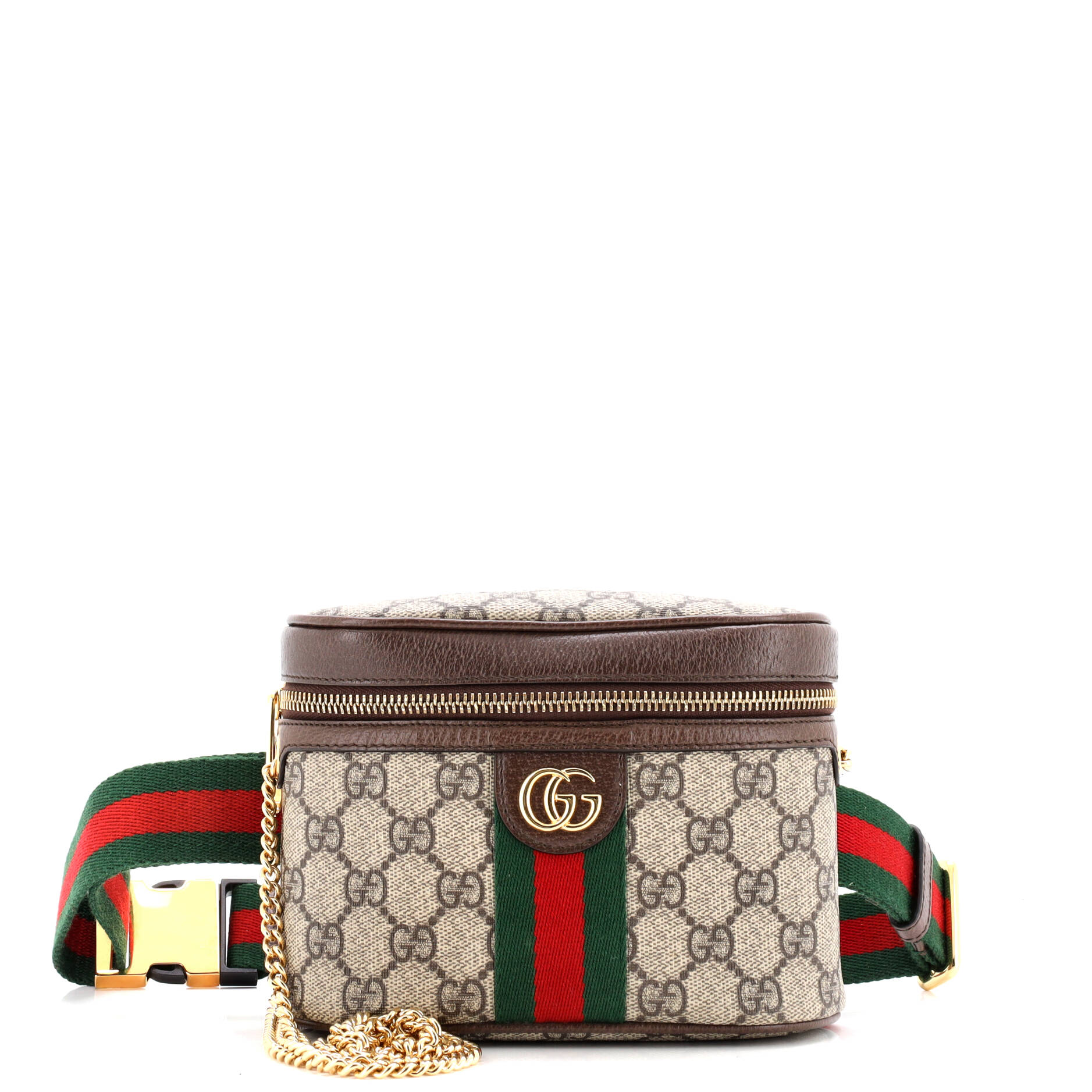 Ophidia Chain Belt Bag GG Coated Canvas Small