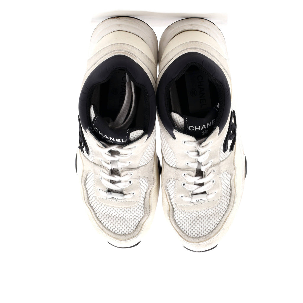 Women's CC All Over Print Low-Top Sneakers Suede