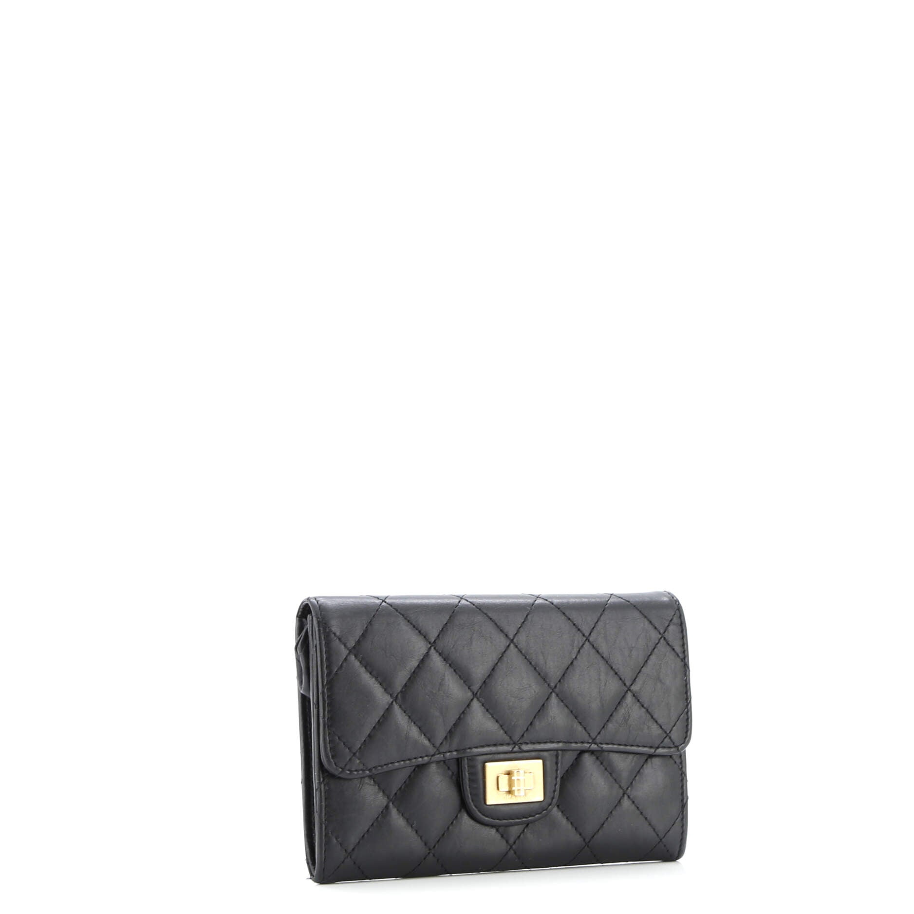 Reissue Flap Wallet Quilted Aged Calfskin Compact