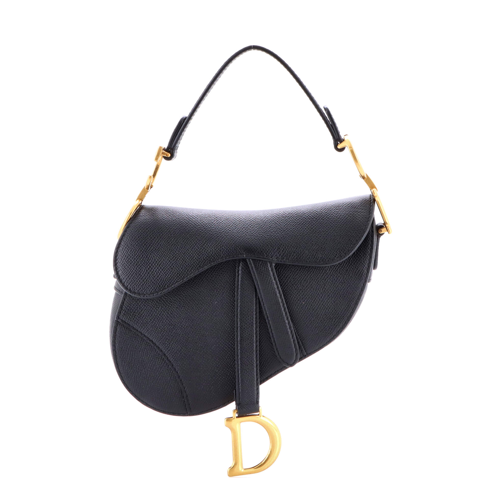 Saddle Handbag Leather Mini