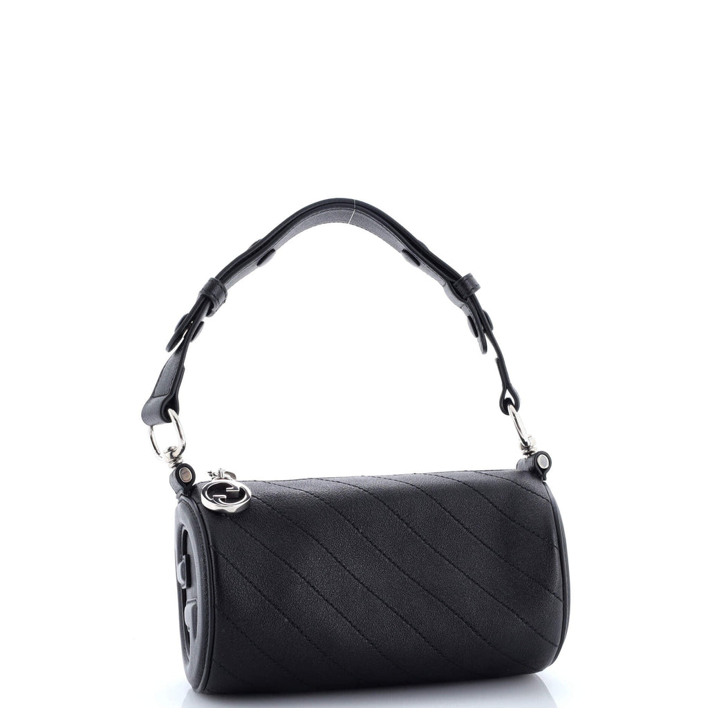 Blondie Shoulder Bag Diagonal Quilted Leather Mini