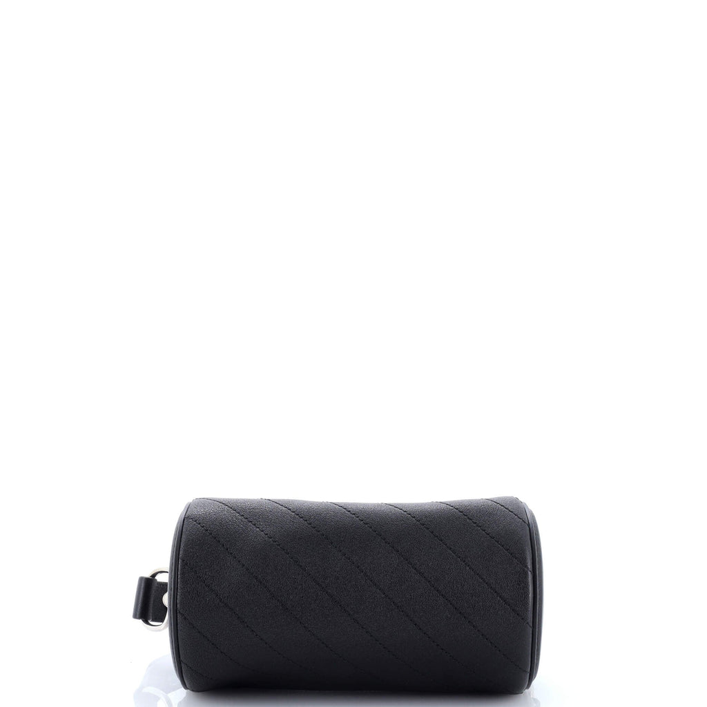 Blondie Shoulder Bag Diagonal Quilted Leather Mini