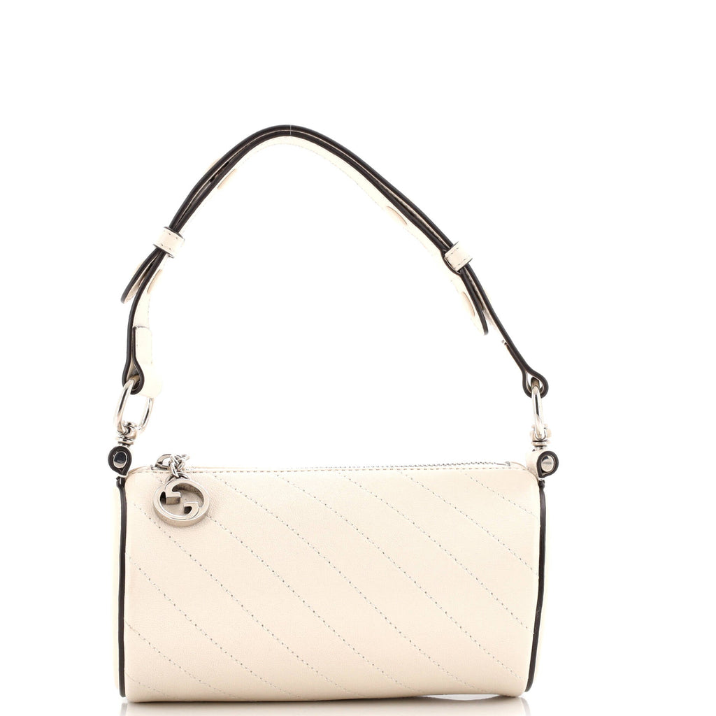 Blondie Shoulder Bag Diagonal Quilted Leather Mini