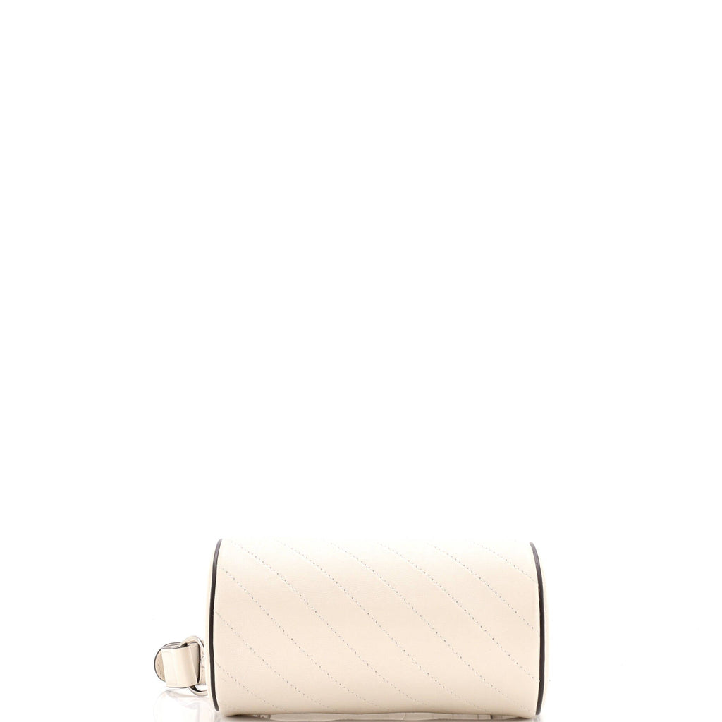 Blondie Shoulder Bag Diagonal Quilted Leather Mini