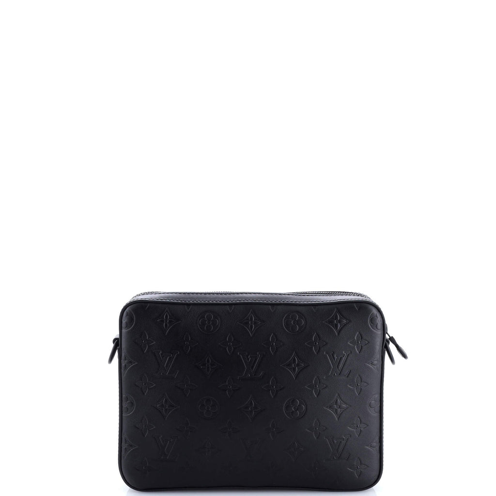 Duo Messenger Bag Monogram Shadow Leather