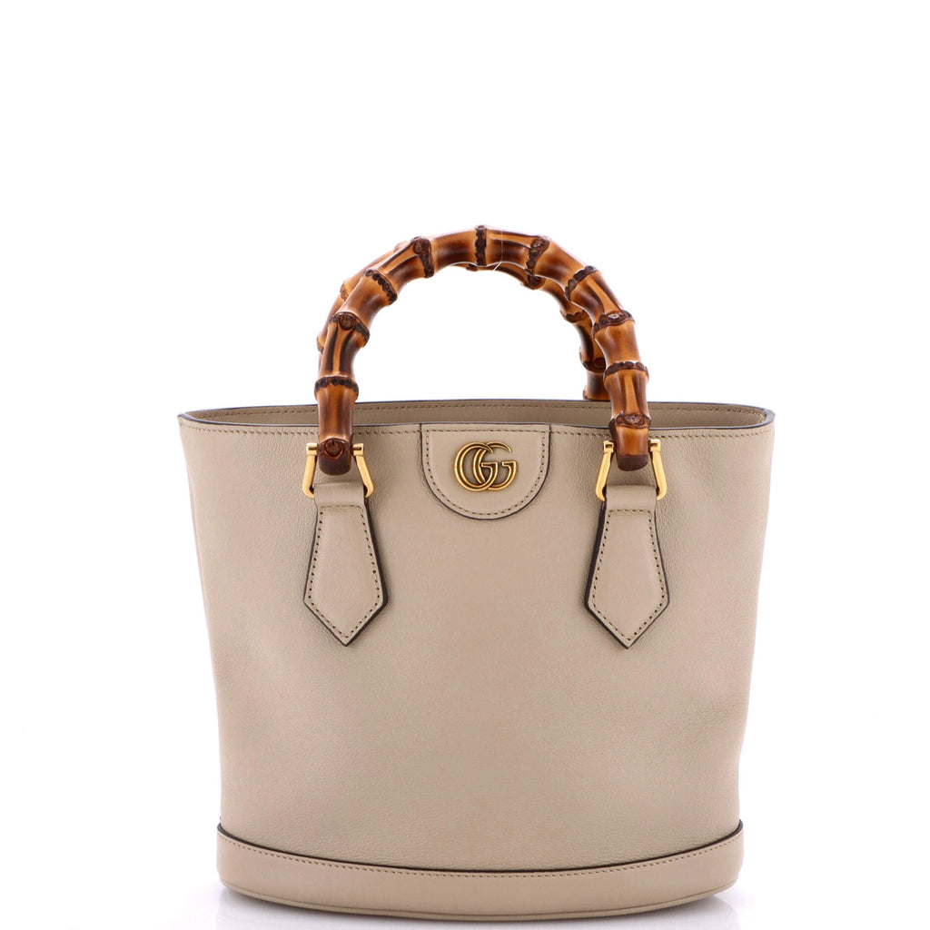 Diana Convertible Bucket Bag Leather Small