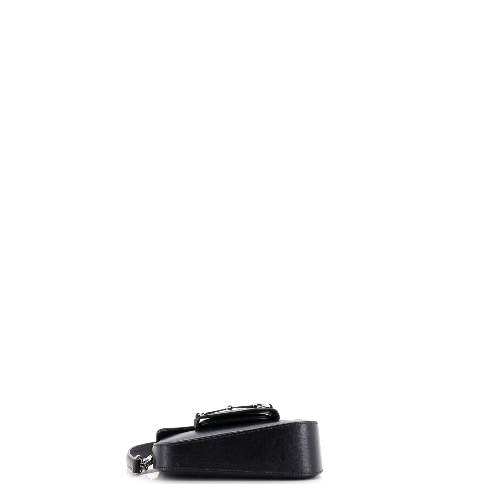 Horsebit 1955 Asymmetric Shoulder Bag Leather Mini