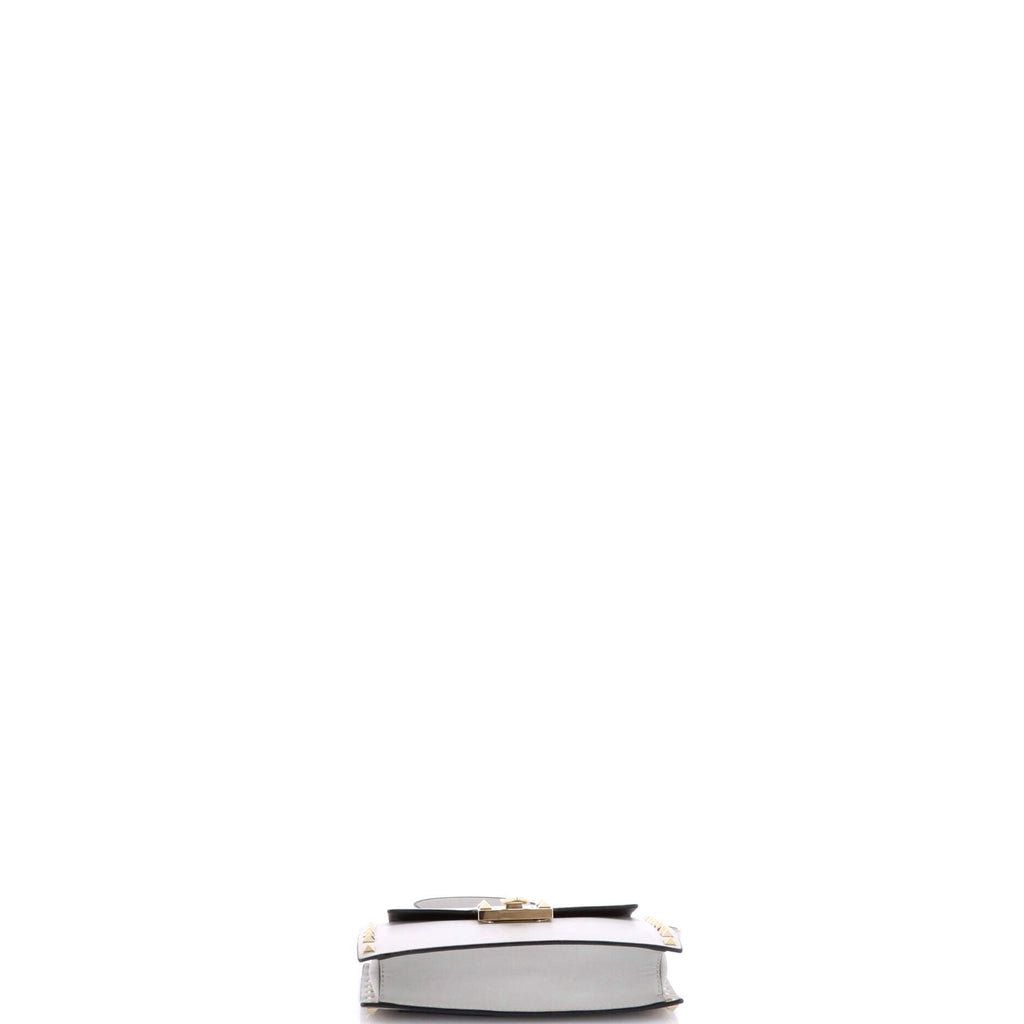 Rockstud Flip Lock Flap Bag Leather Small