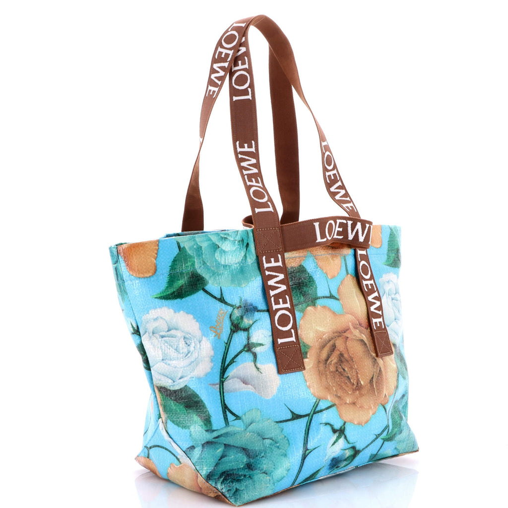 Fold Logo Strap Tote Printed Vinyl Large