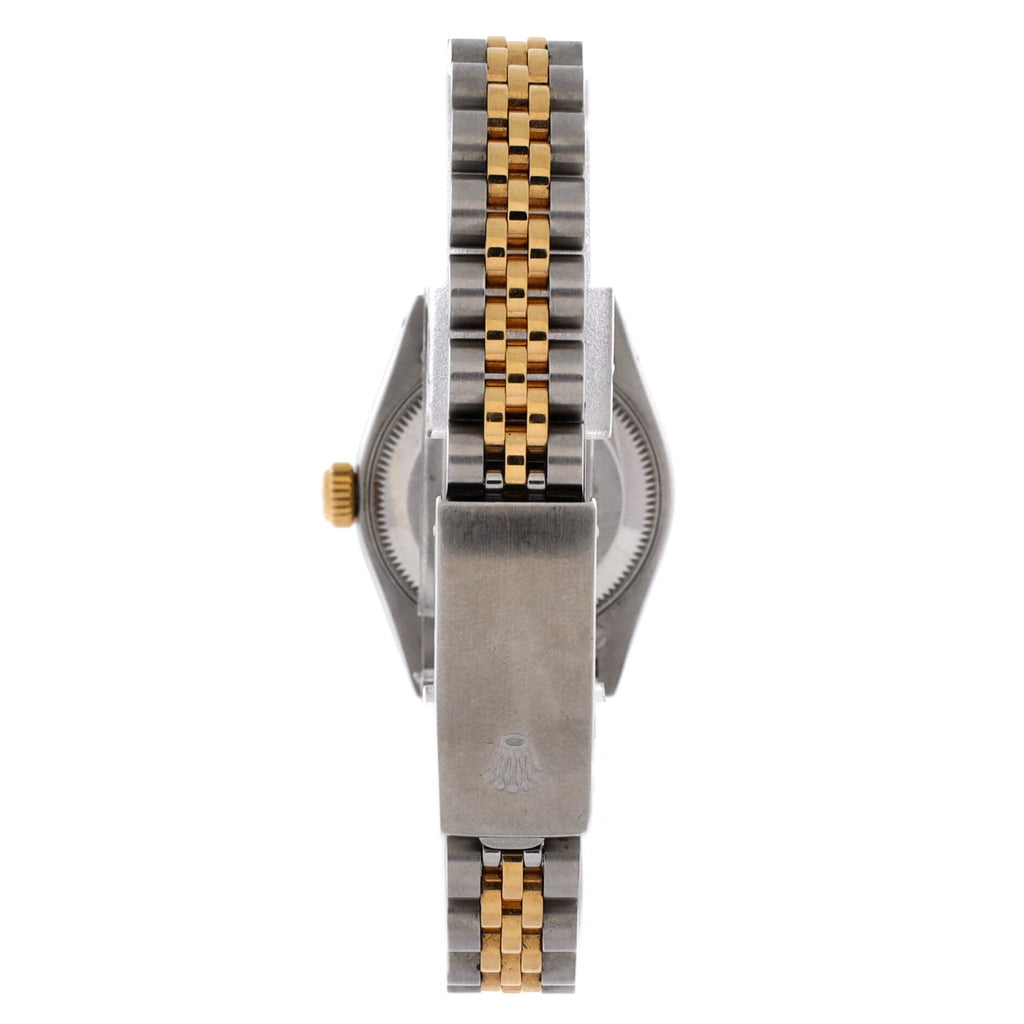 Oyster Perpetual Datejust Automatic Watch Stainless Steel and Yellow Gold with Diamond Markers 26