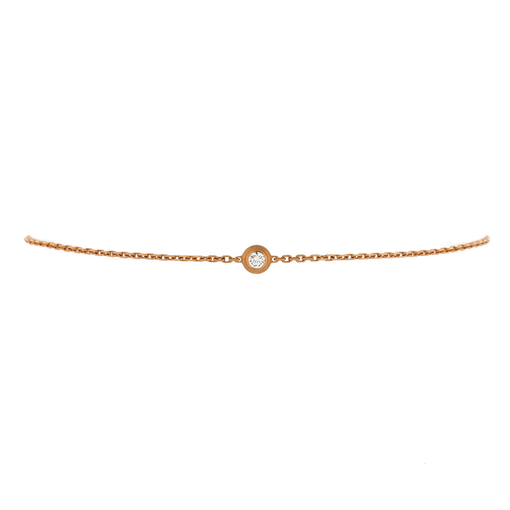 D'Amour Bracelet 18K Rose Gold and Diamond XS