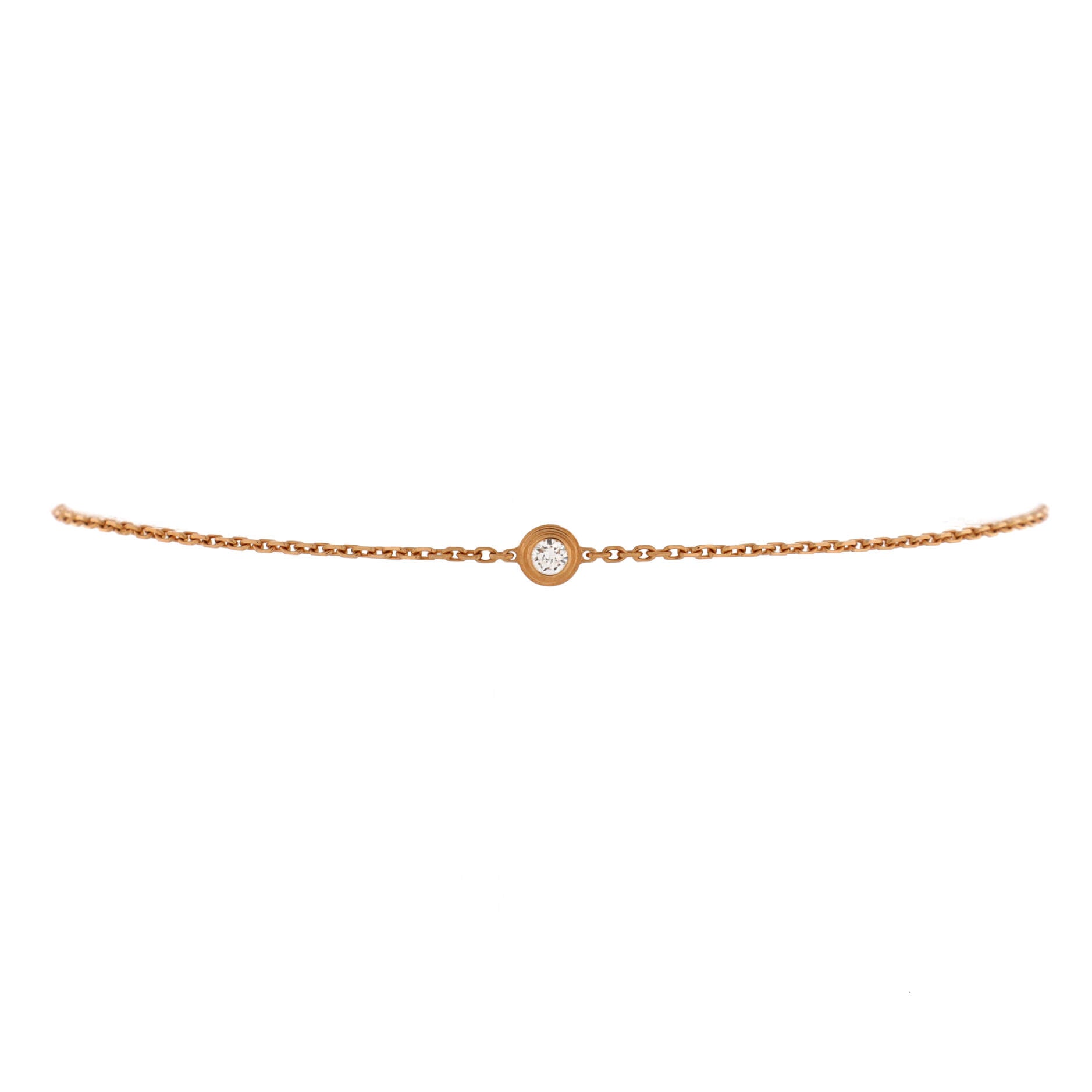 D'Amour Bracelet 18K Rose Gold and Diamond XS