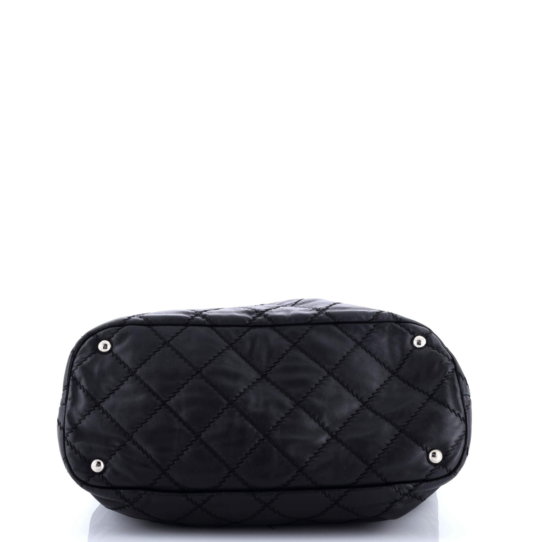 Ultimate Stitch Shopping Tote Quilted Leather Large