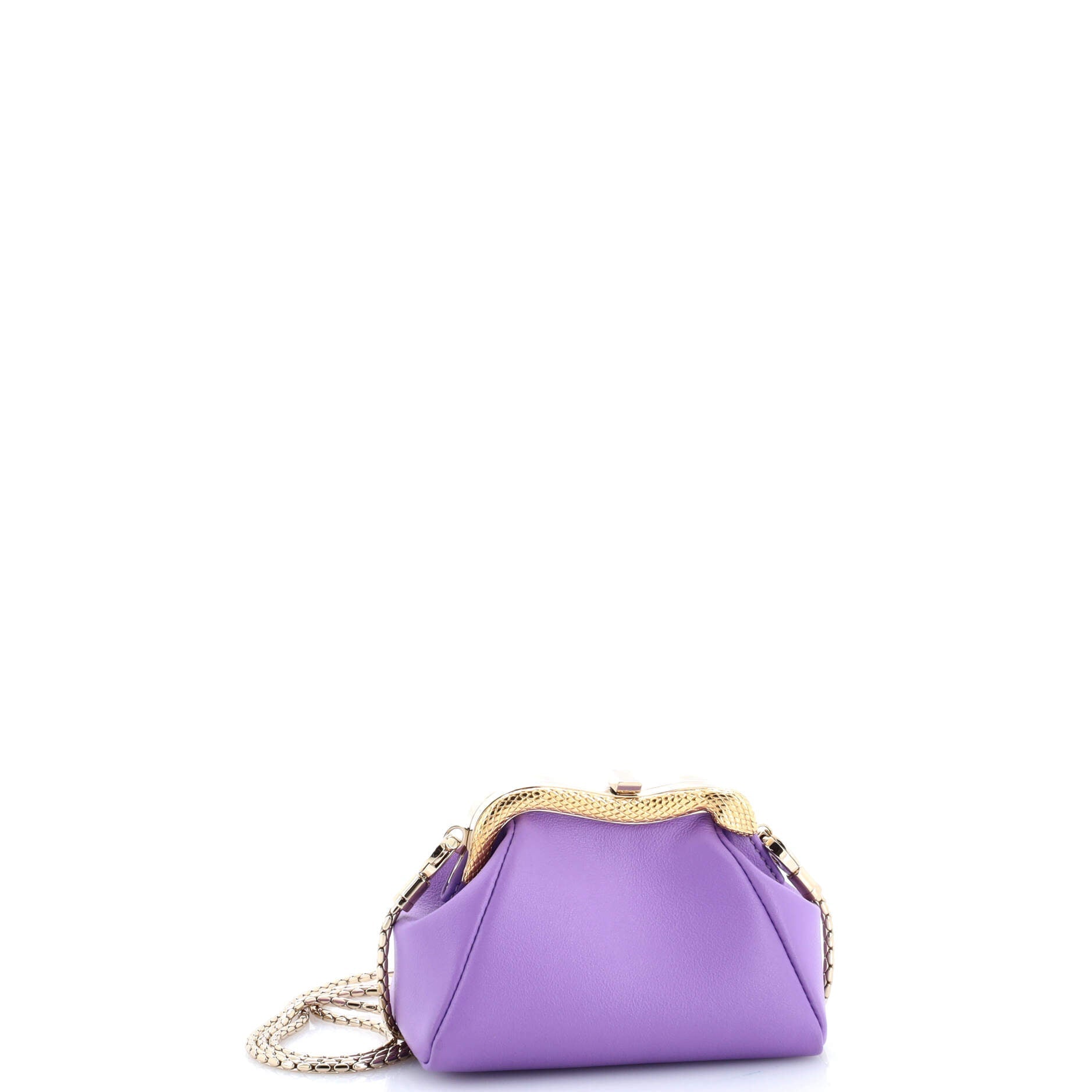Serpentine Pouch Bag Leather Micro