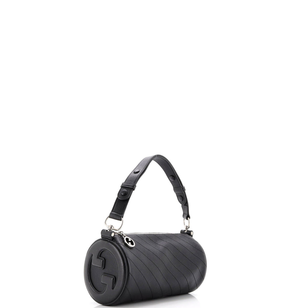 Blondie Shoulder Bag Diagonal Quilted Leather Small