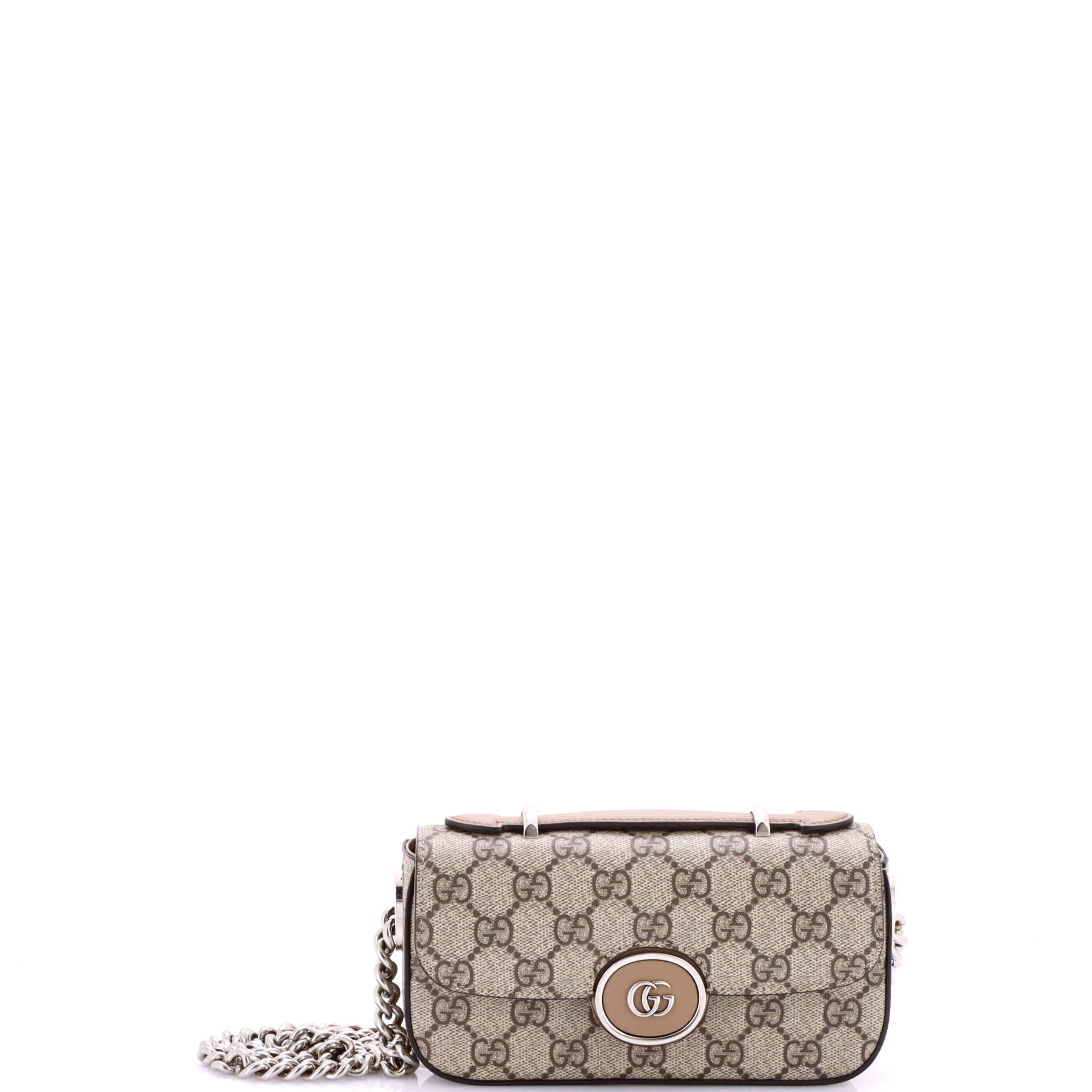 Petite GG Flap Shoulder Bag GG Coated Canvas Small