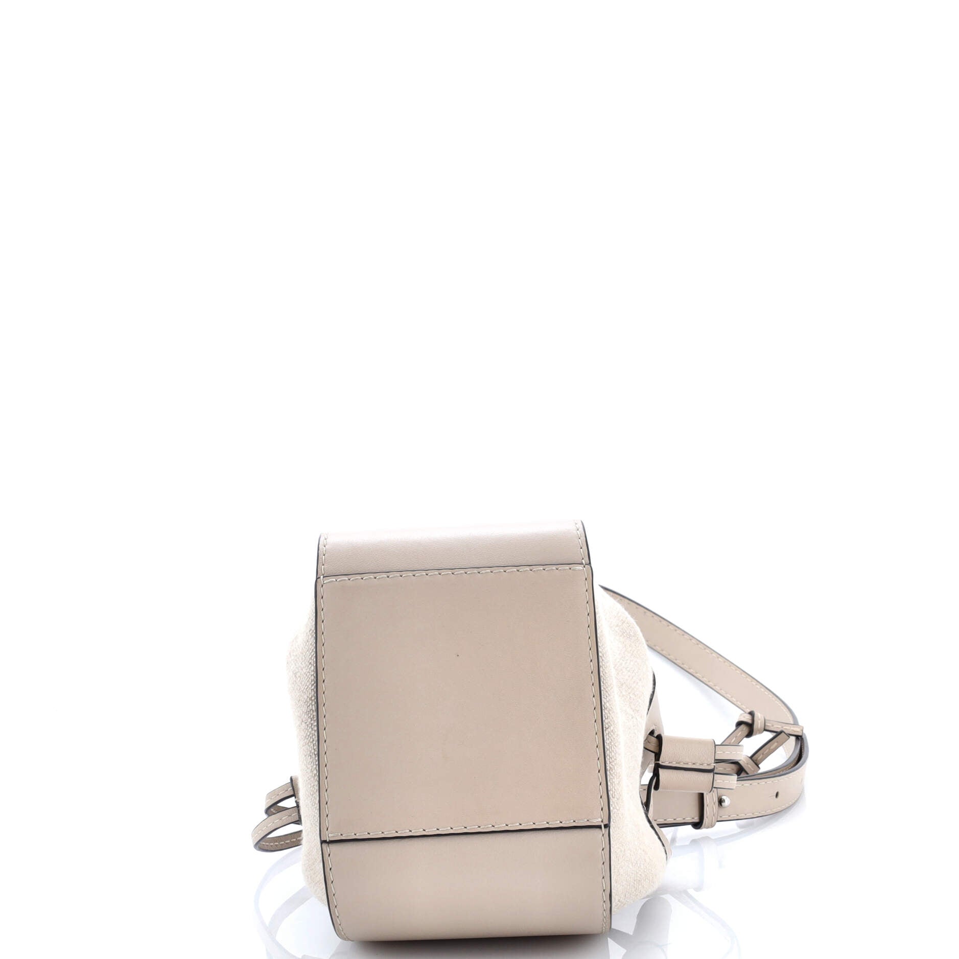 Hammock Bag Leather and Canvas Mini