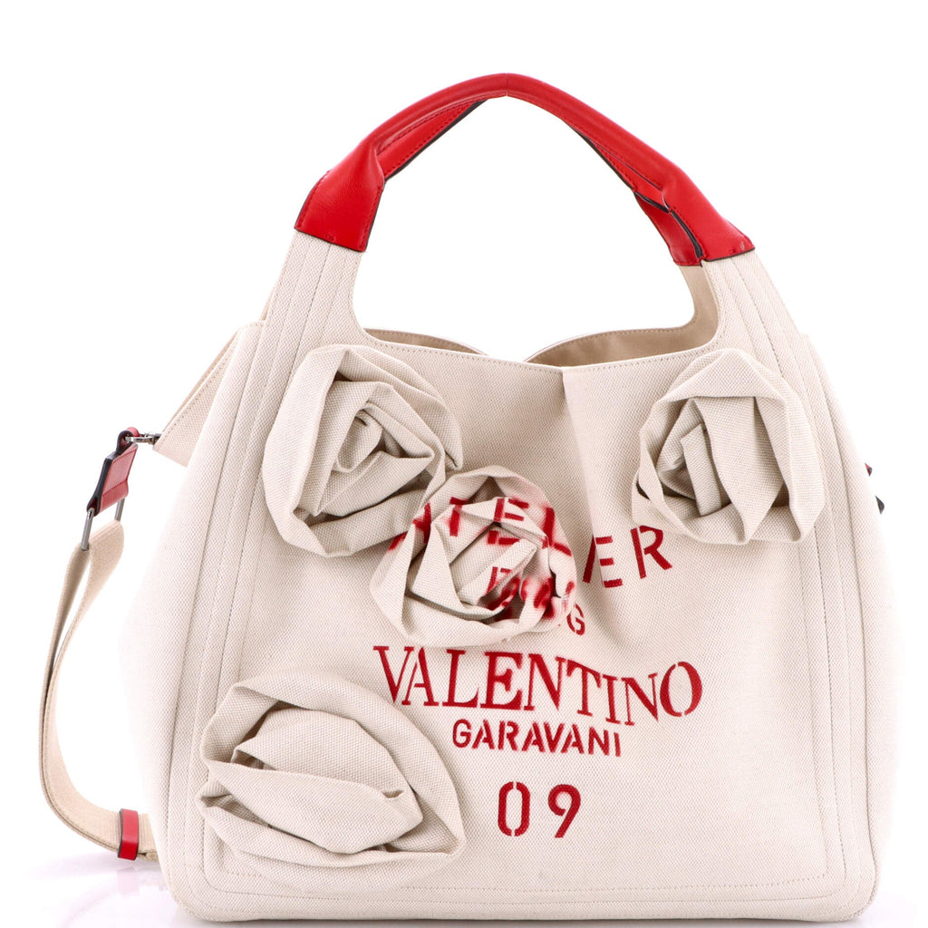 Rose Blossom Atelier Bag Canvas Large