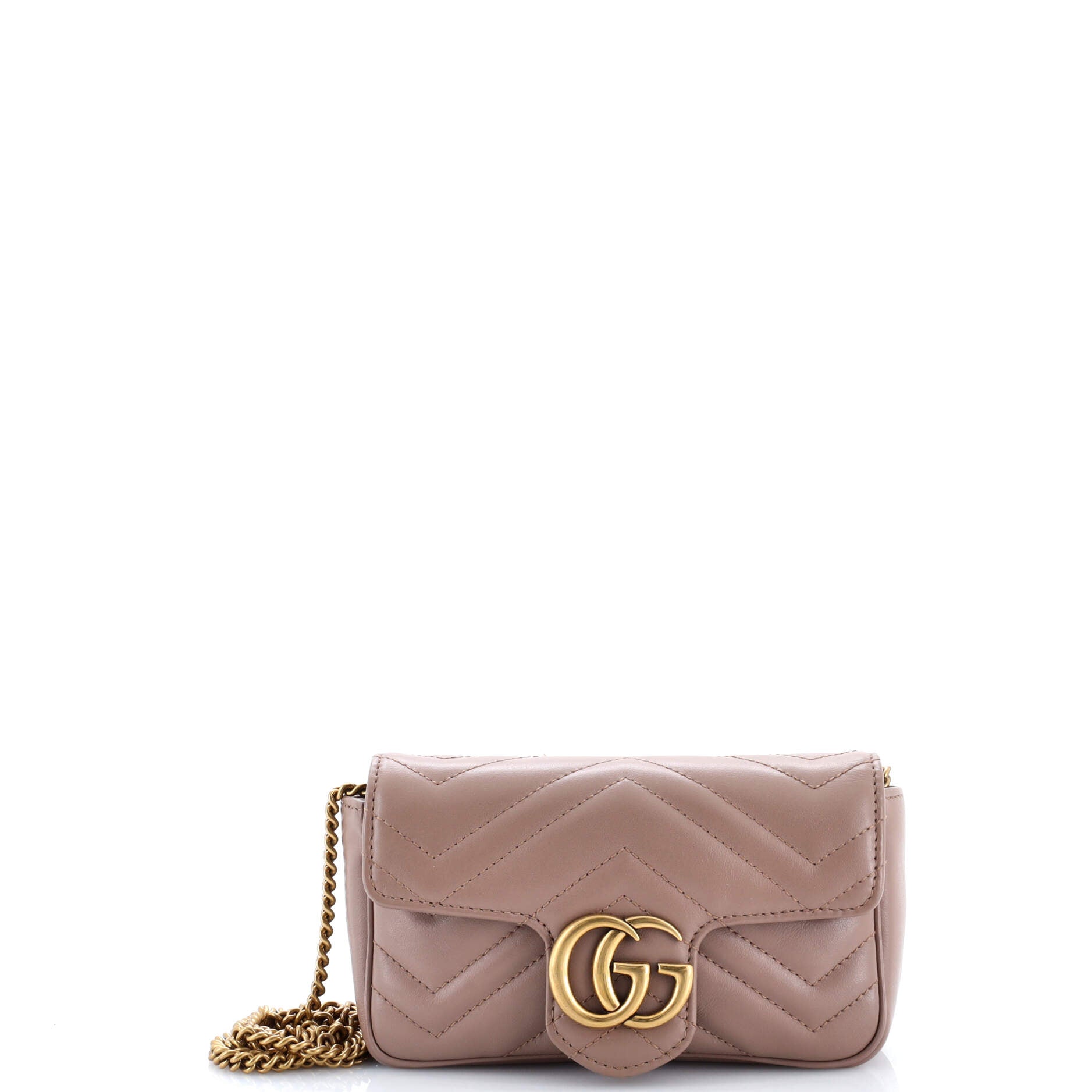 GG Marmont Flap Bag Matelasse Leather Super Mini