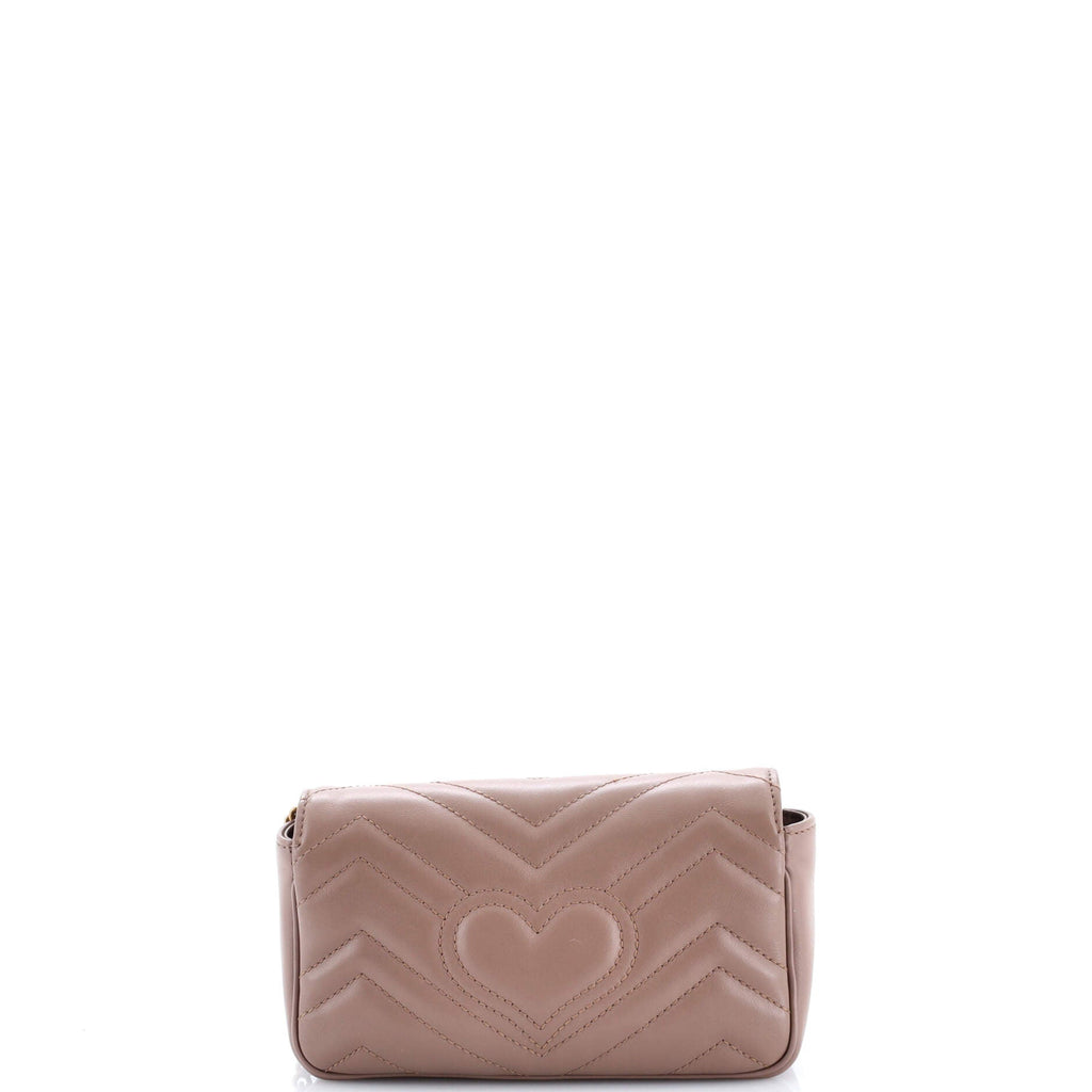 GG Marmont Flap Bag Matelasse Leather Super Mini