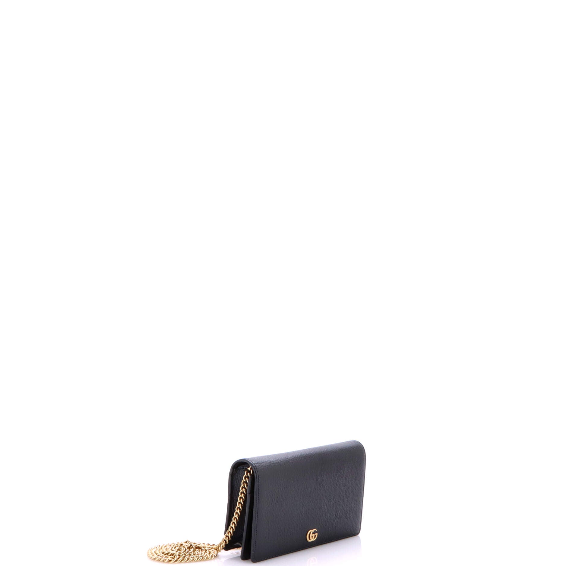 Petite GG Marmont Chain Wallet Leather Mini
