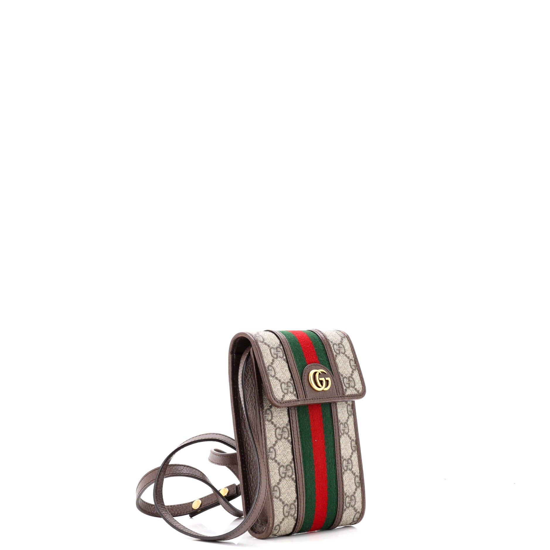 Ophidia Vertical Flap Crossbody Bag GG Coated Canvas Mini
