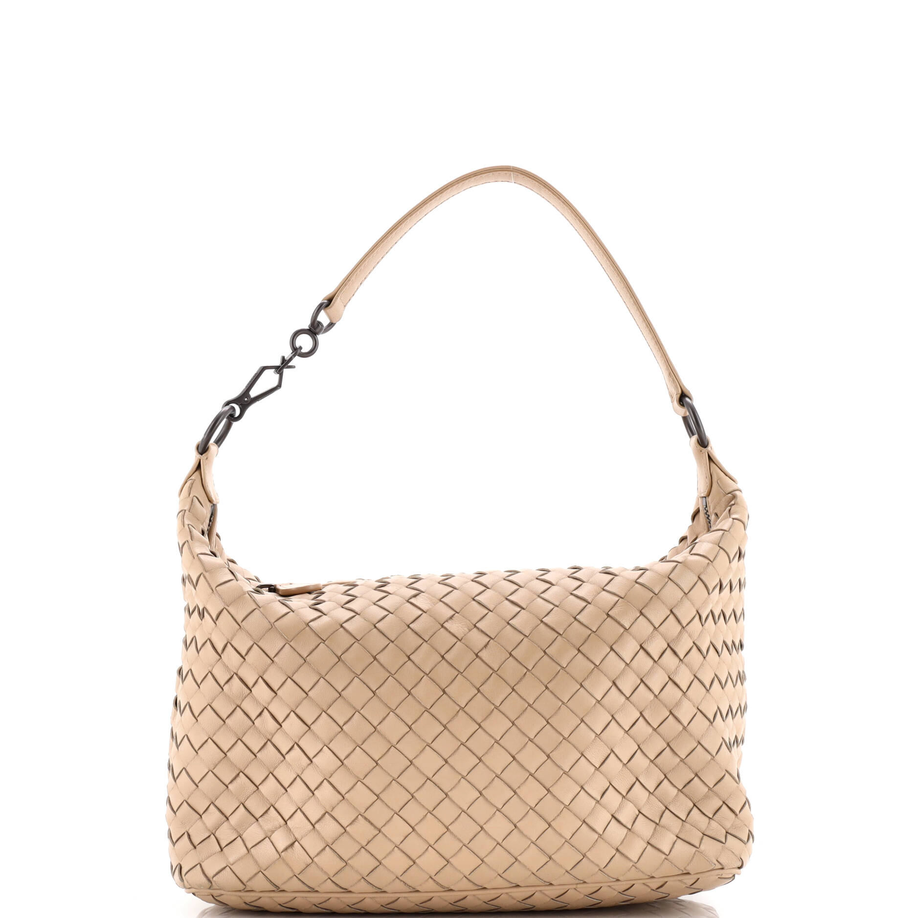 Zip Hobo Intrecciato Nappa Small