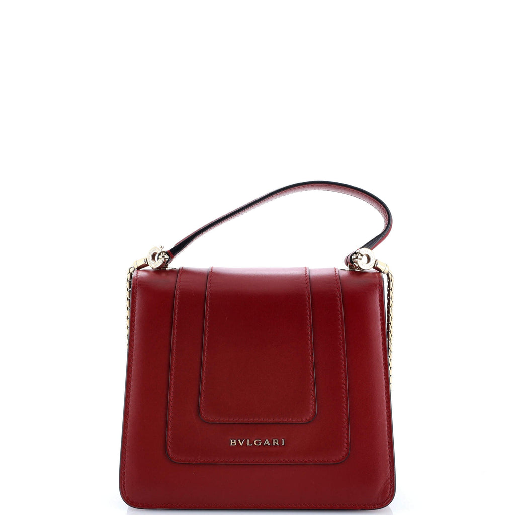 Serpenti Forever Top Handle Bag Leather Small