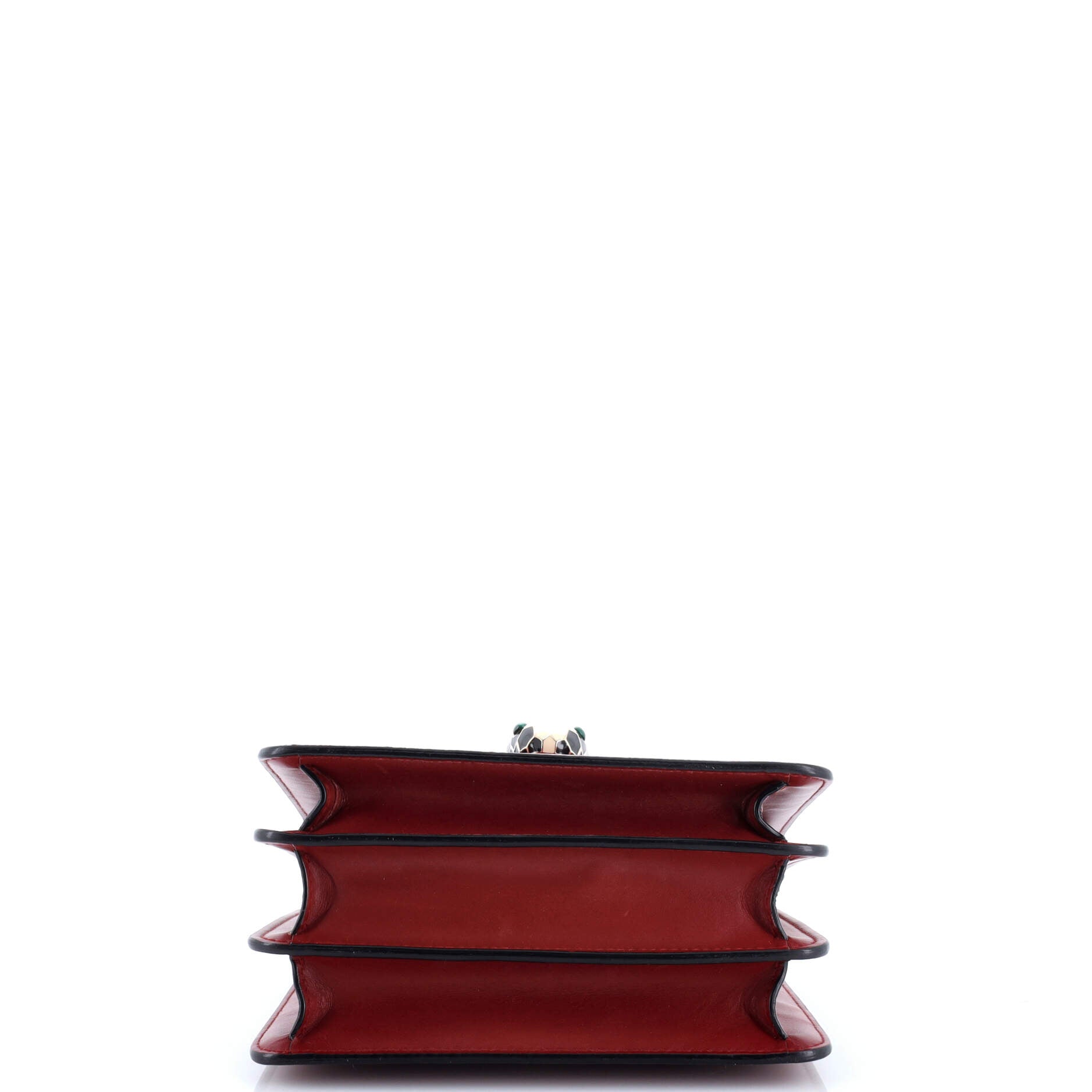 Serpenti Forever Top Handle Bag Leather Small