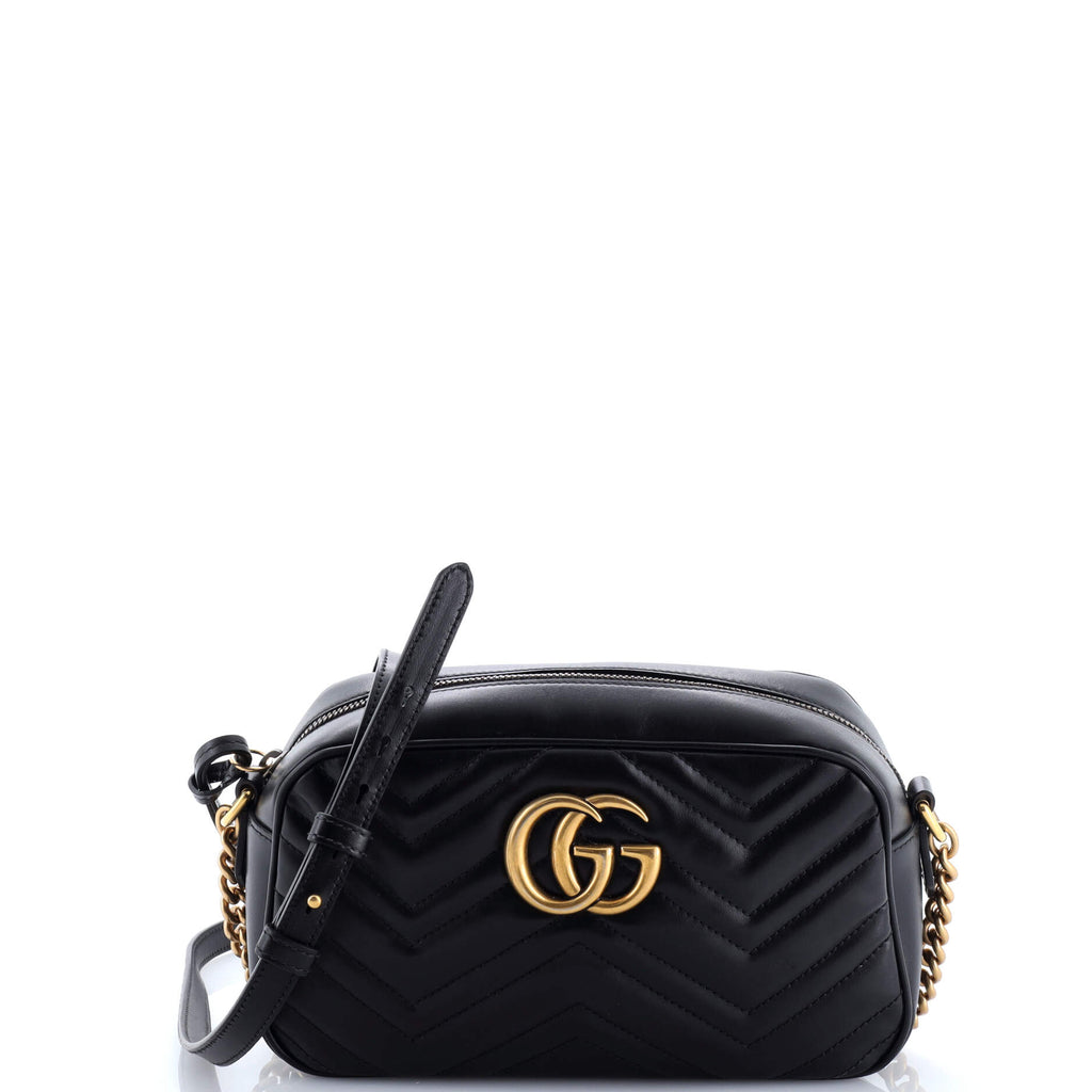 GG Marmont Shoulder Bag Matelasse Leather Small
