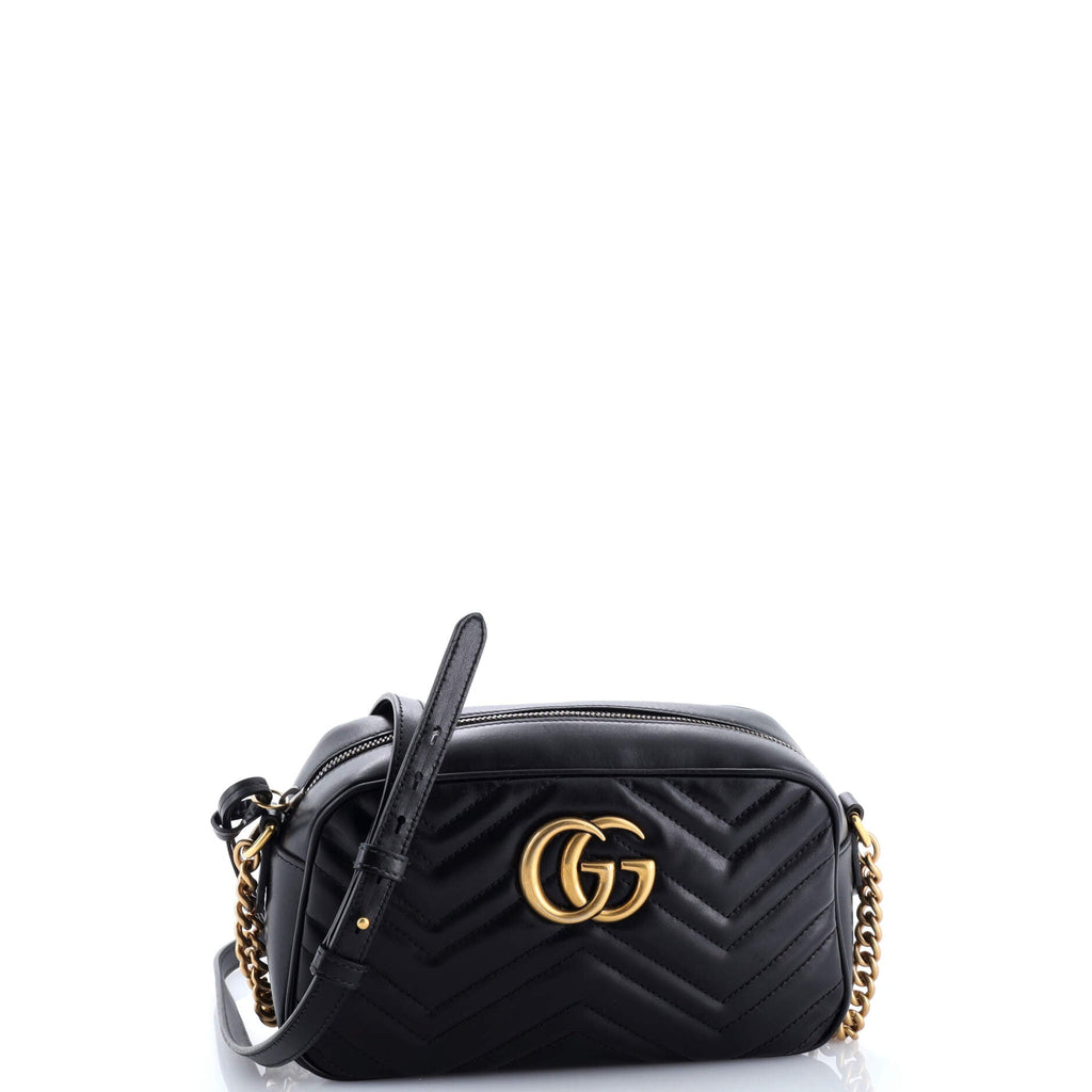 GG Marmont Shoulder Bag Matelasse Leather Small