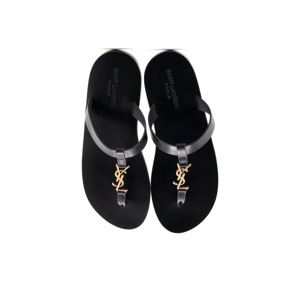Men's Cassandra Thong Flat Sandals Leather