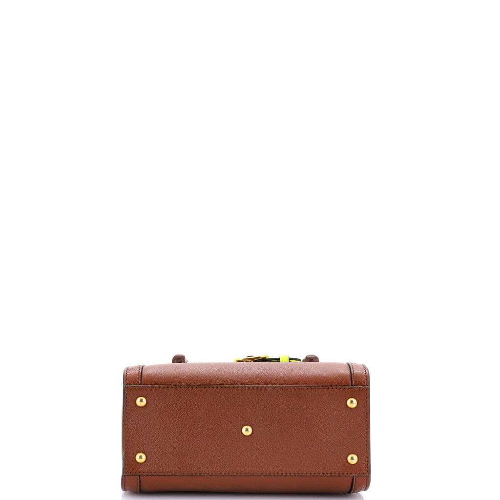 Diana NM Bamboo Handle Tote Leather Mini
