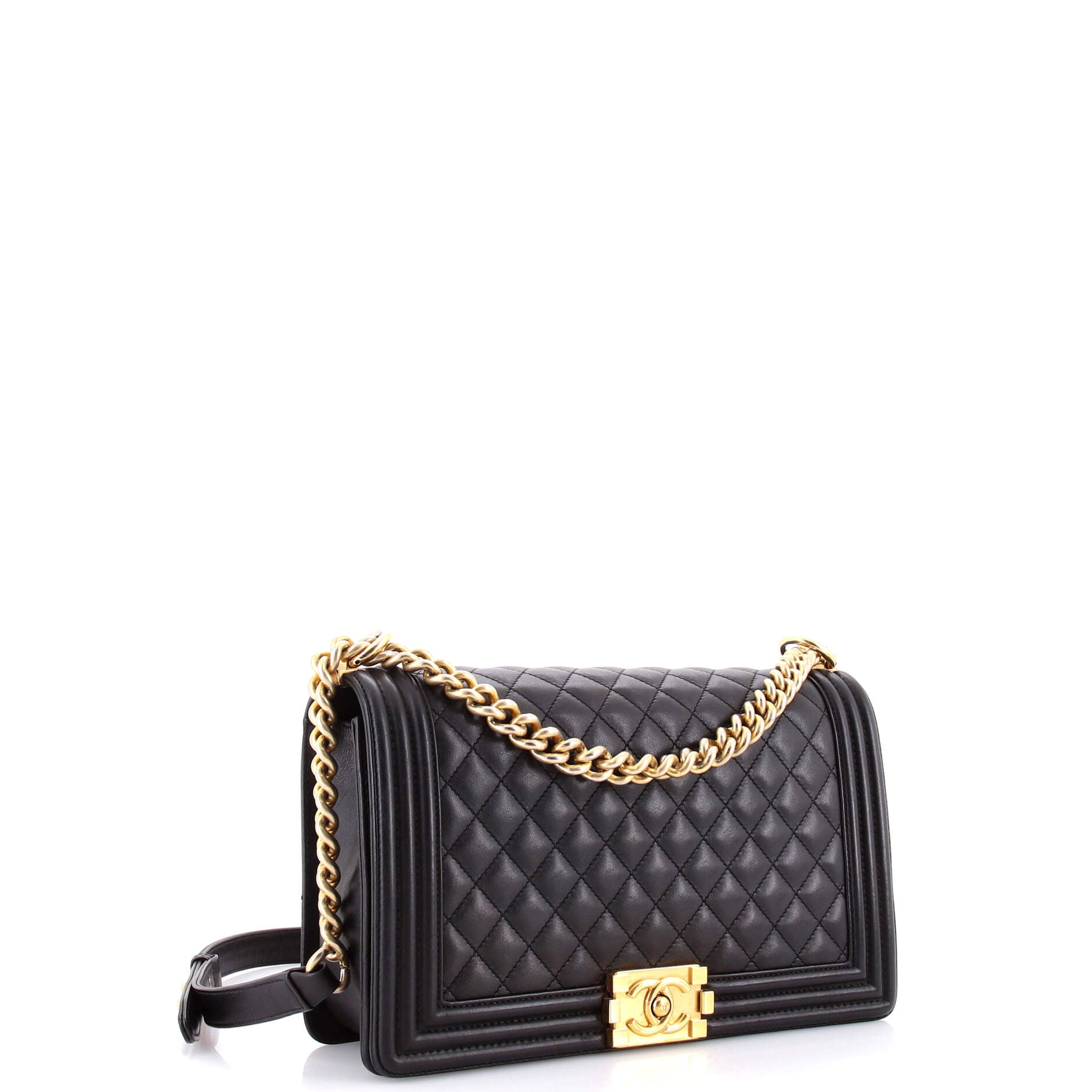 Boy Flap Bag Quilted Calfskin New Medium