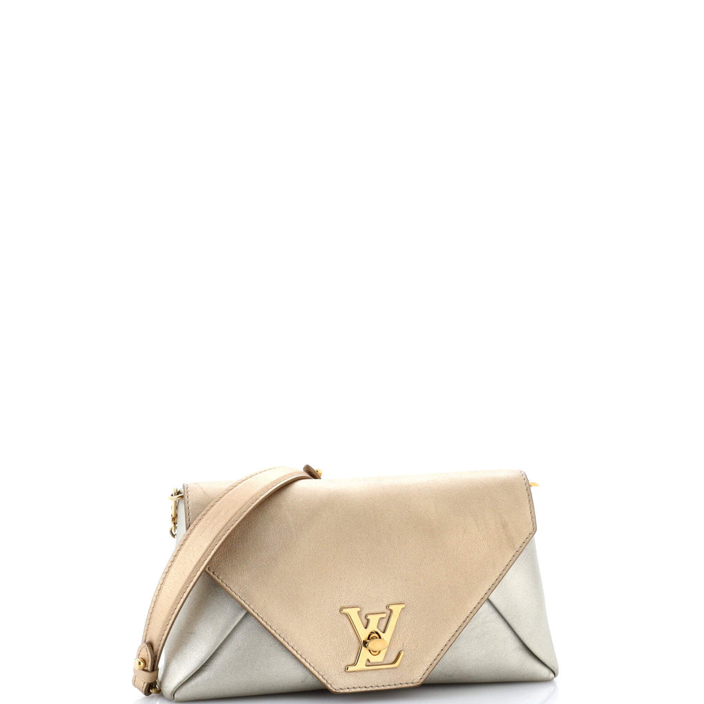 Love Note Chain Clutch Leather