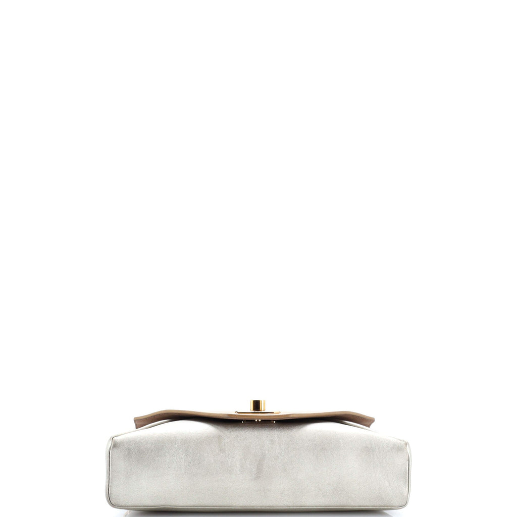 Love Note Chain Clutch Leather