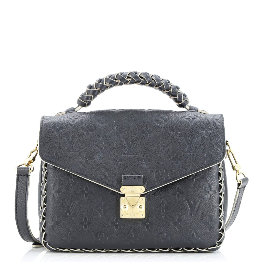 Braided Handle Pochette Metis Monogram Empreinte Leather