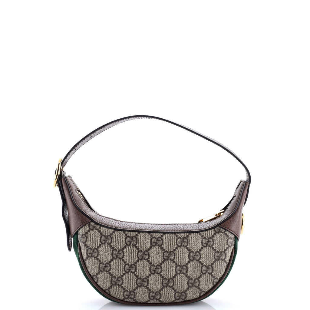Ophidia Half Moon Bag GG Coated Canvas Mini