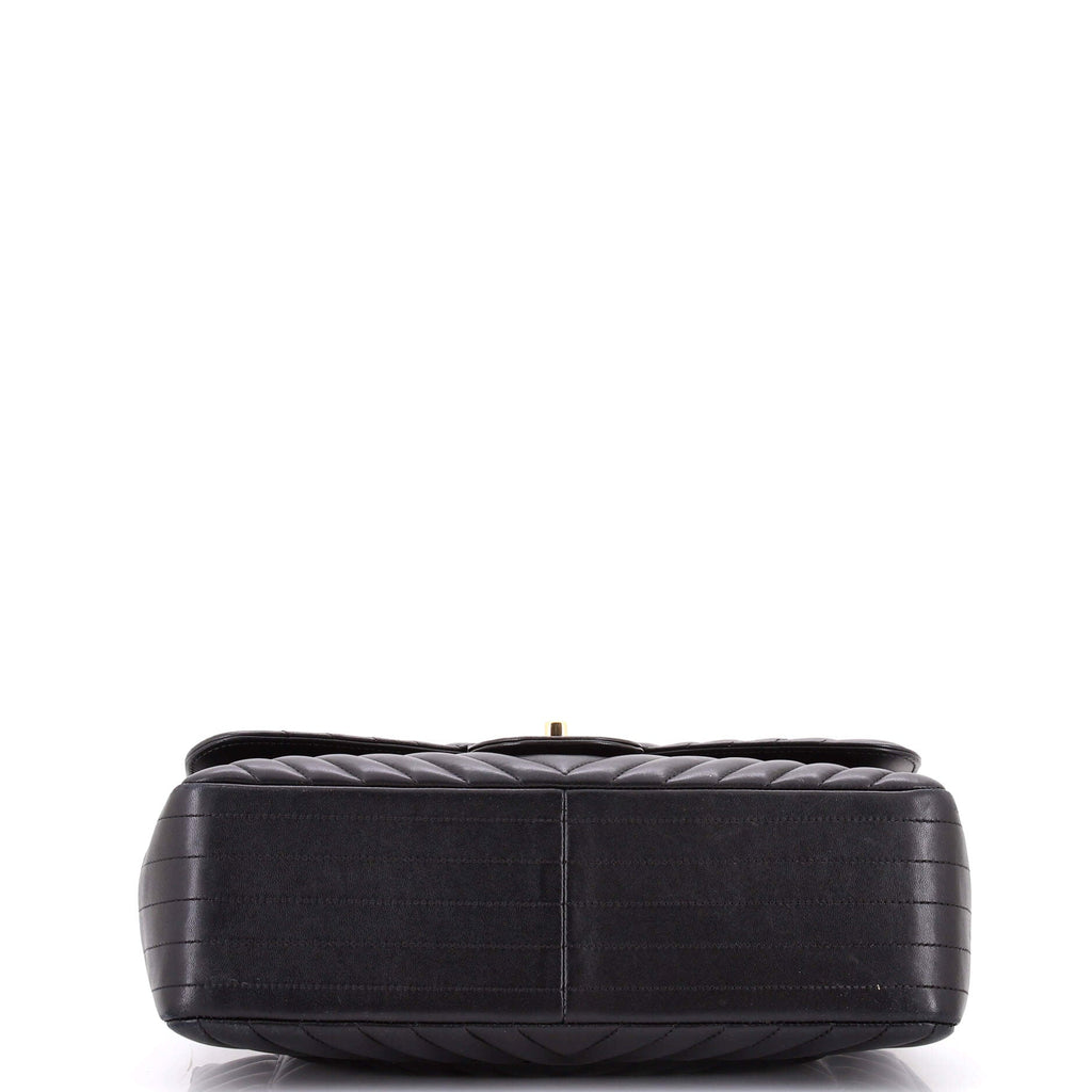 Classic Double Flap Bag Chevron Lambskin Jumbo