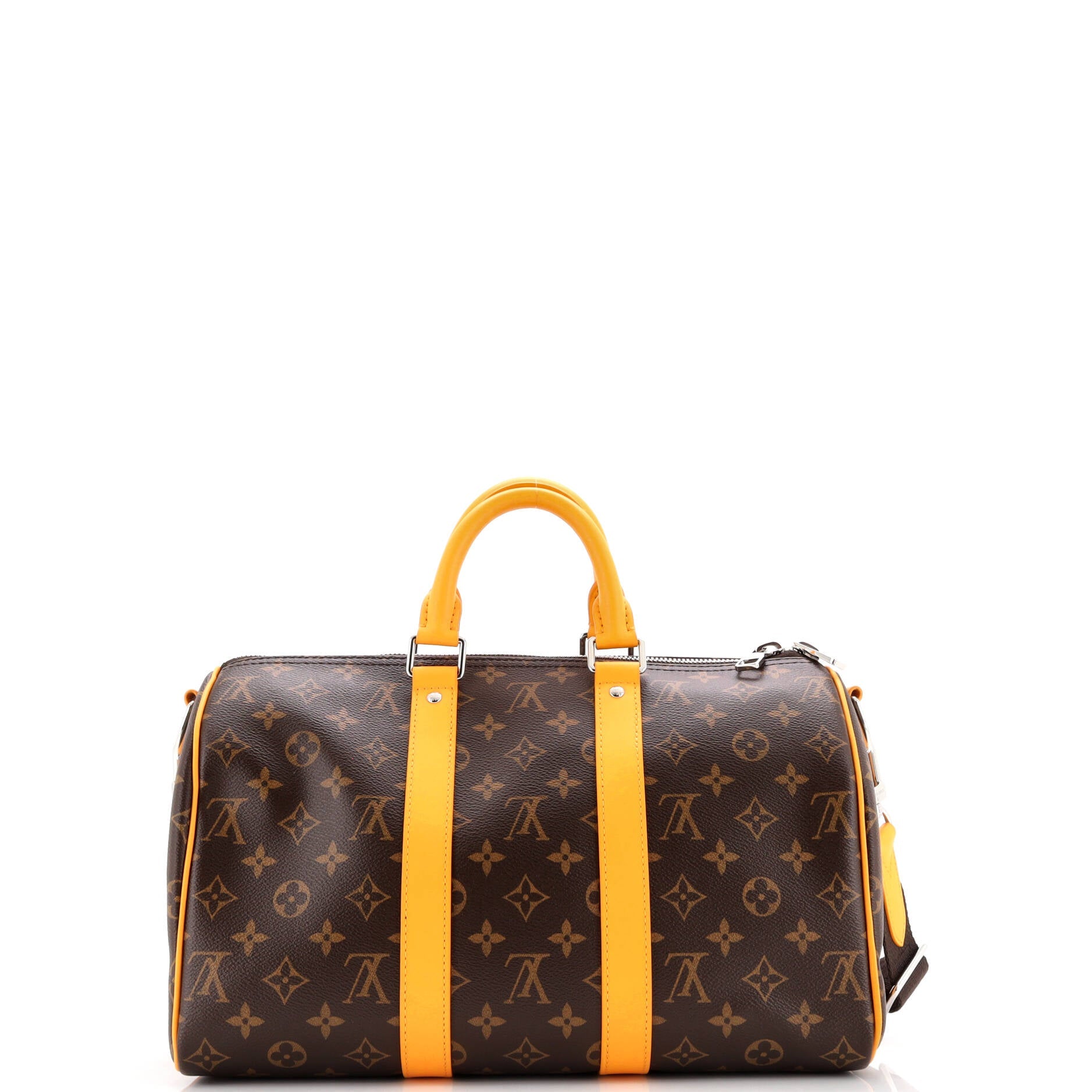 Keepall Bandouliere Bag Macassar Monogram Canvas 35