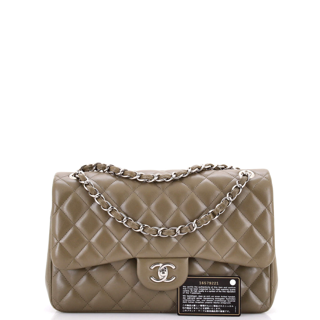 Classic Double Flap Bag Quilted Lambskin Jumbo