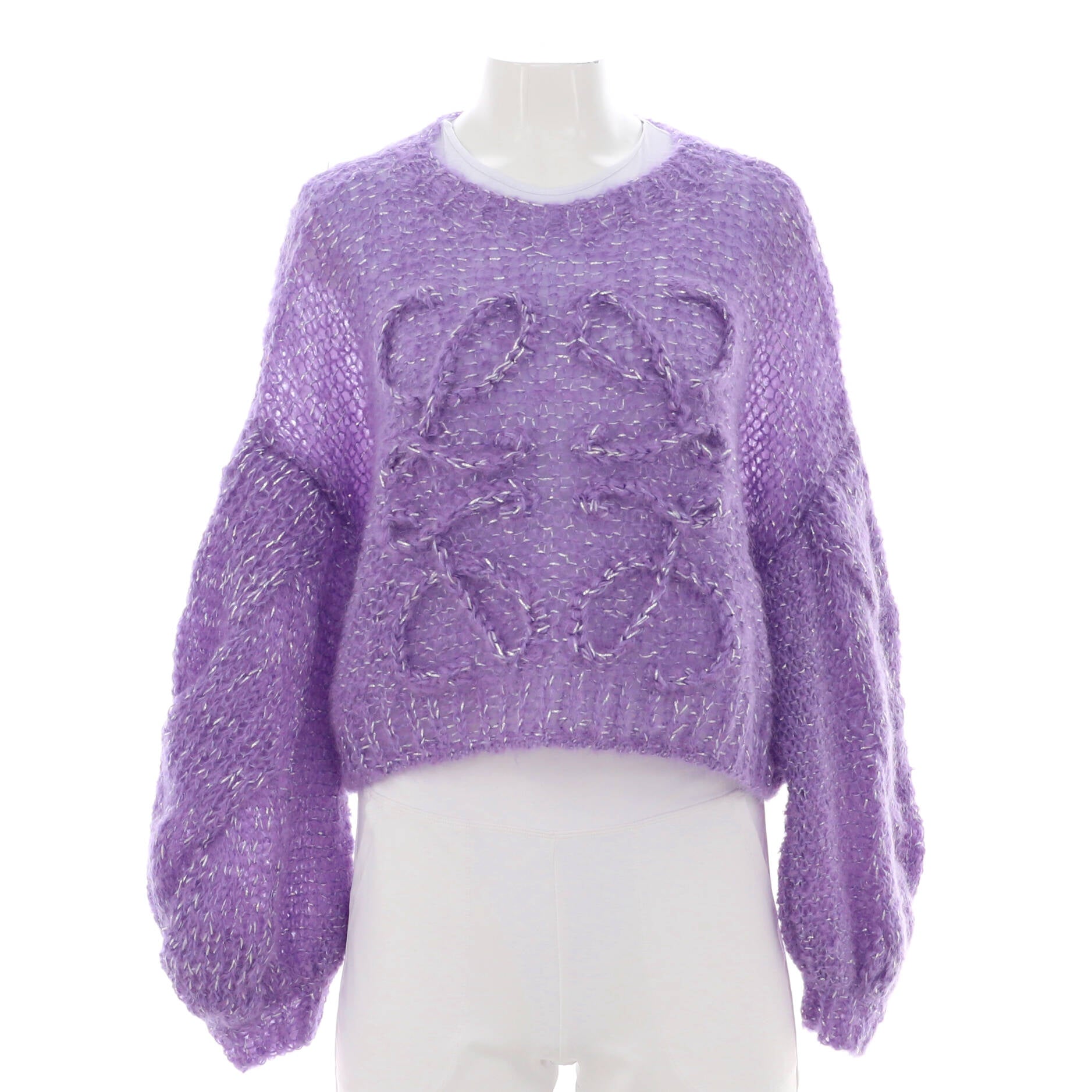 Women's Anagram Sweater Mohair Blend